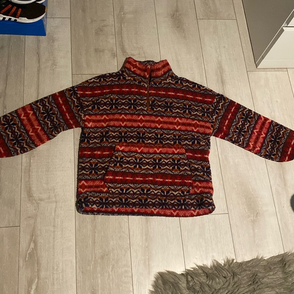 American Eagle Outfitters quarter zip sherpa